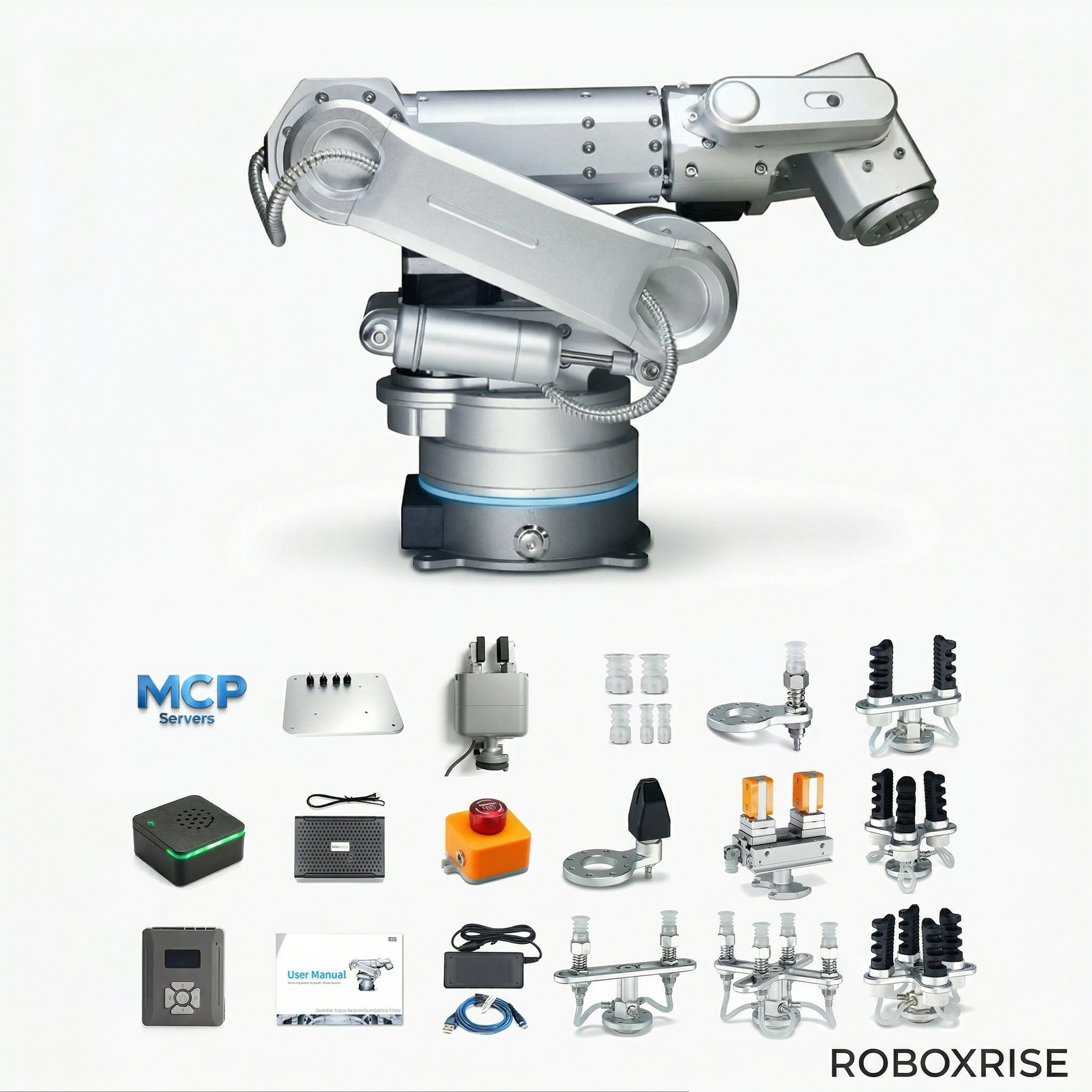 Haro380 Advanced Kit – 6-Axis Industrial Grade, PLC ROS2 MATLAB Voice Control - Image 4