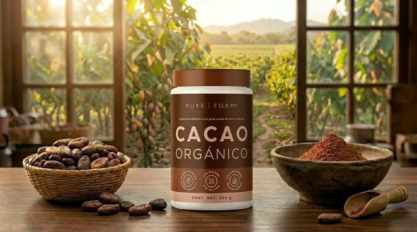 Proceso sin Químicos - Cacao Orgánico Pure Form