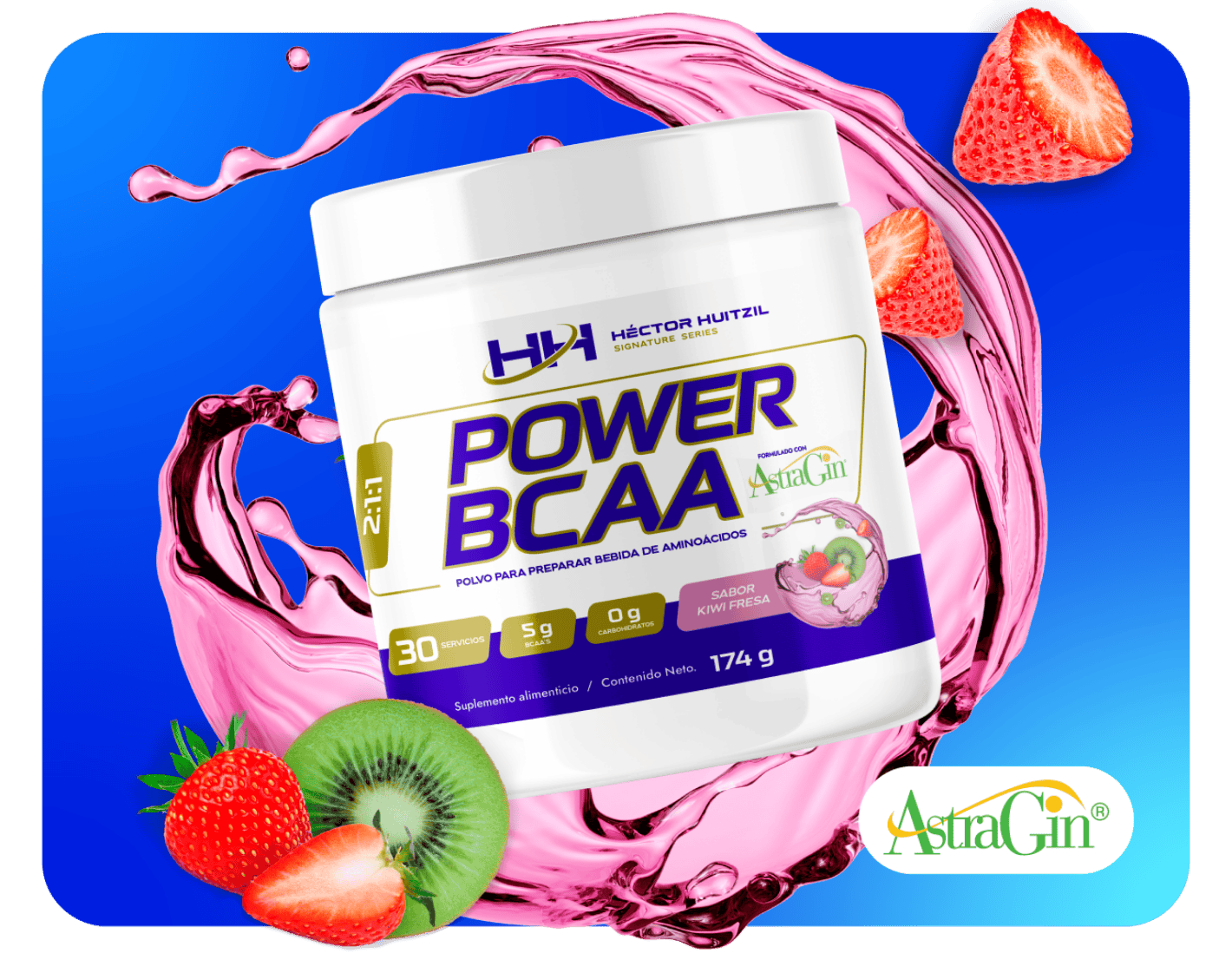 Power BCAA Kiwi Fresa