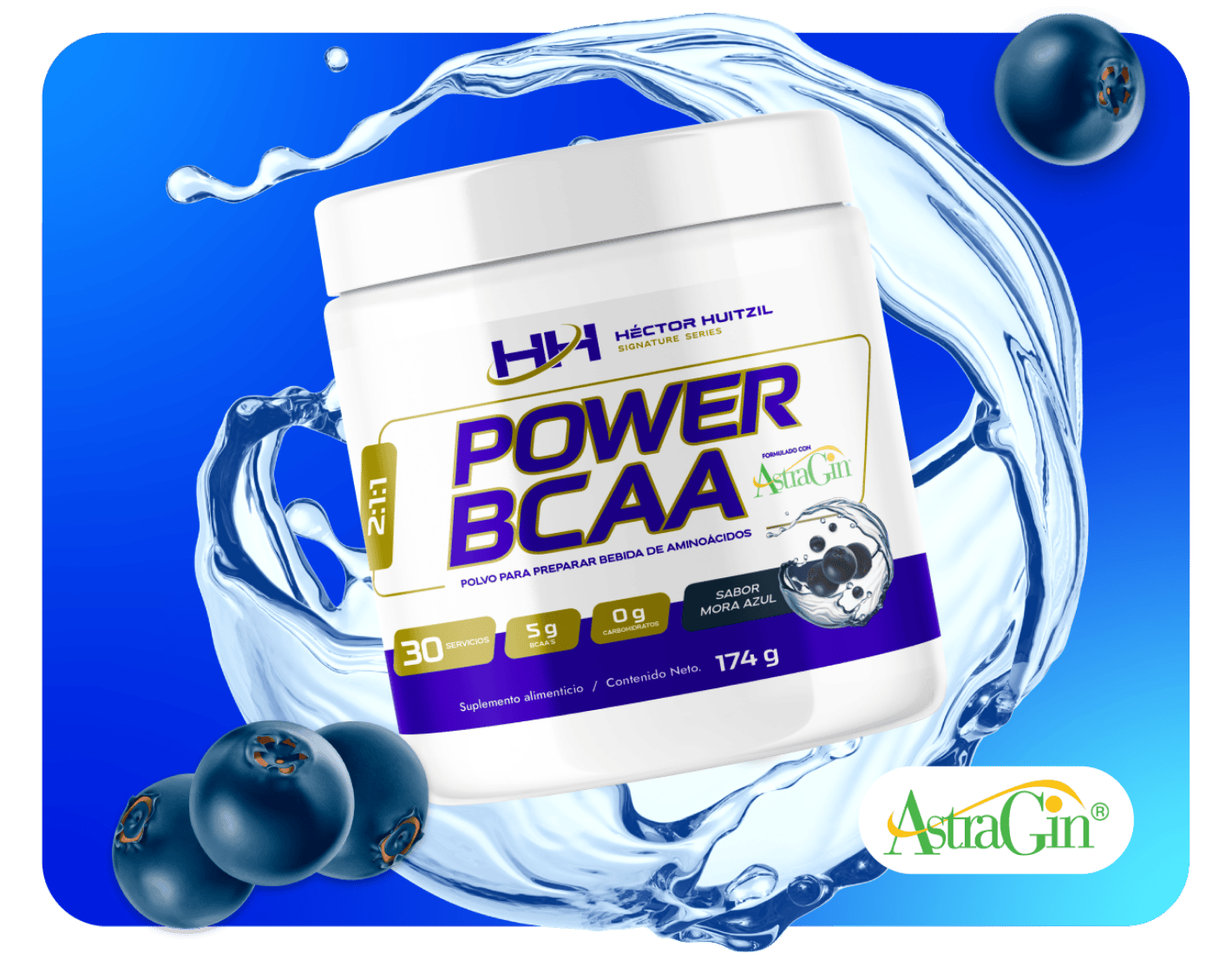 Power BCAA Mora Azul
