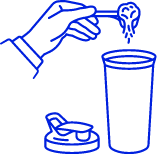 Mezcla 1 scoop de Premium Isolate