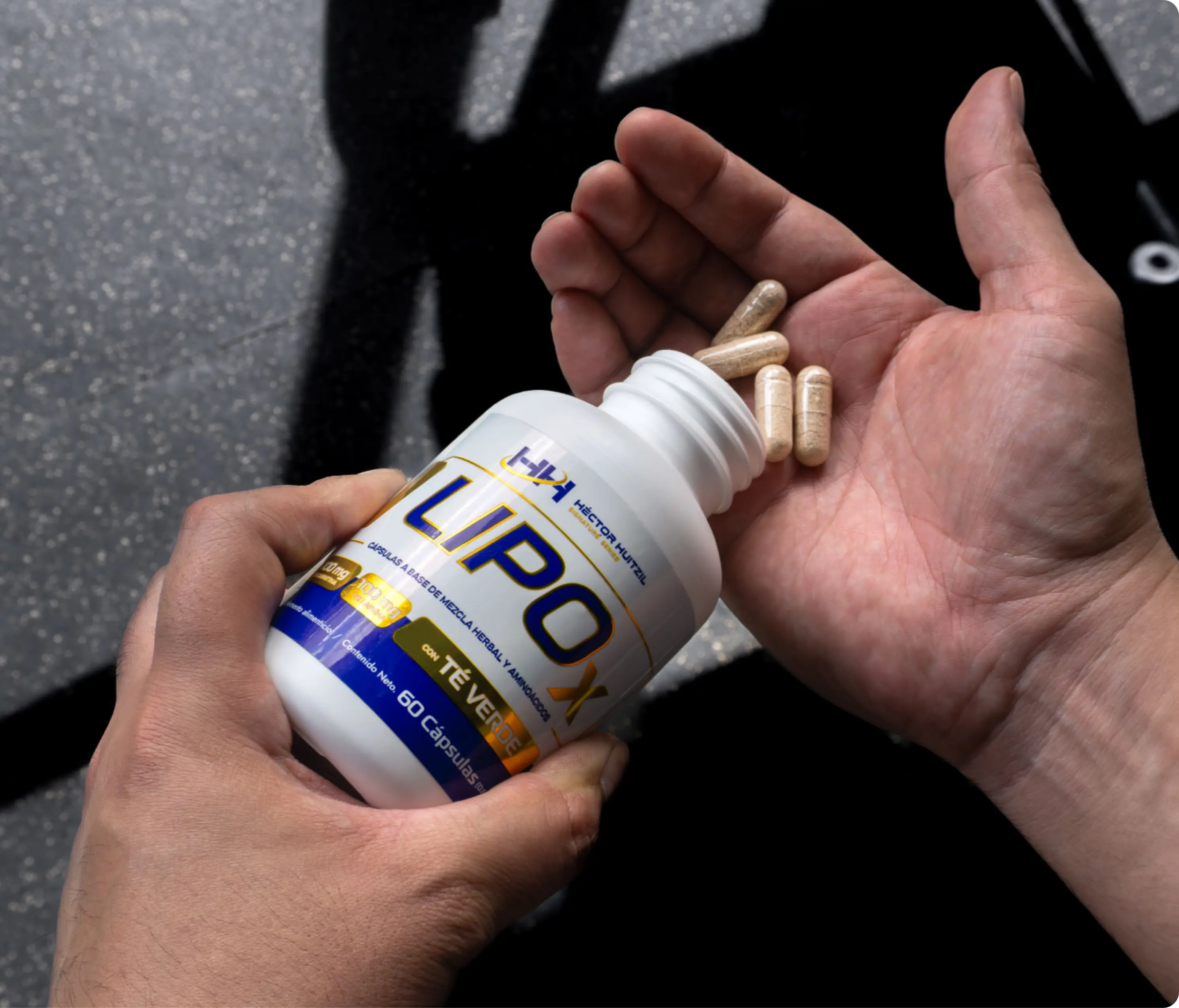 Instrucciones de uso del quemador de grasa Lipo X 60 Cápsulas