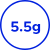 5.5g proteína suplemento HYDRO2