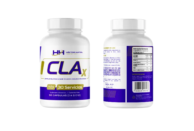 Envase CLA 90 cápsulas suplemento quemador grasa