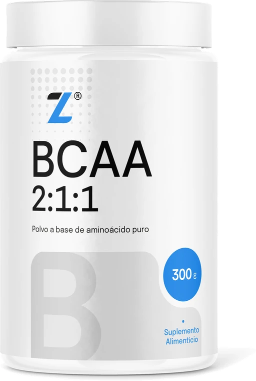 Bote de BCAA 2:1:1, polvo a base de aminoácidos