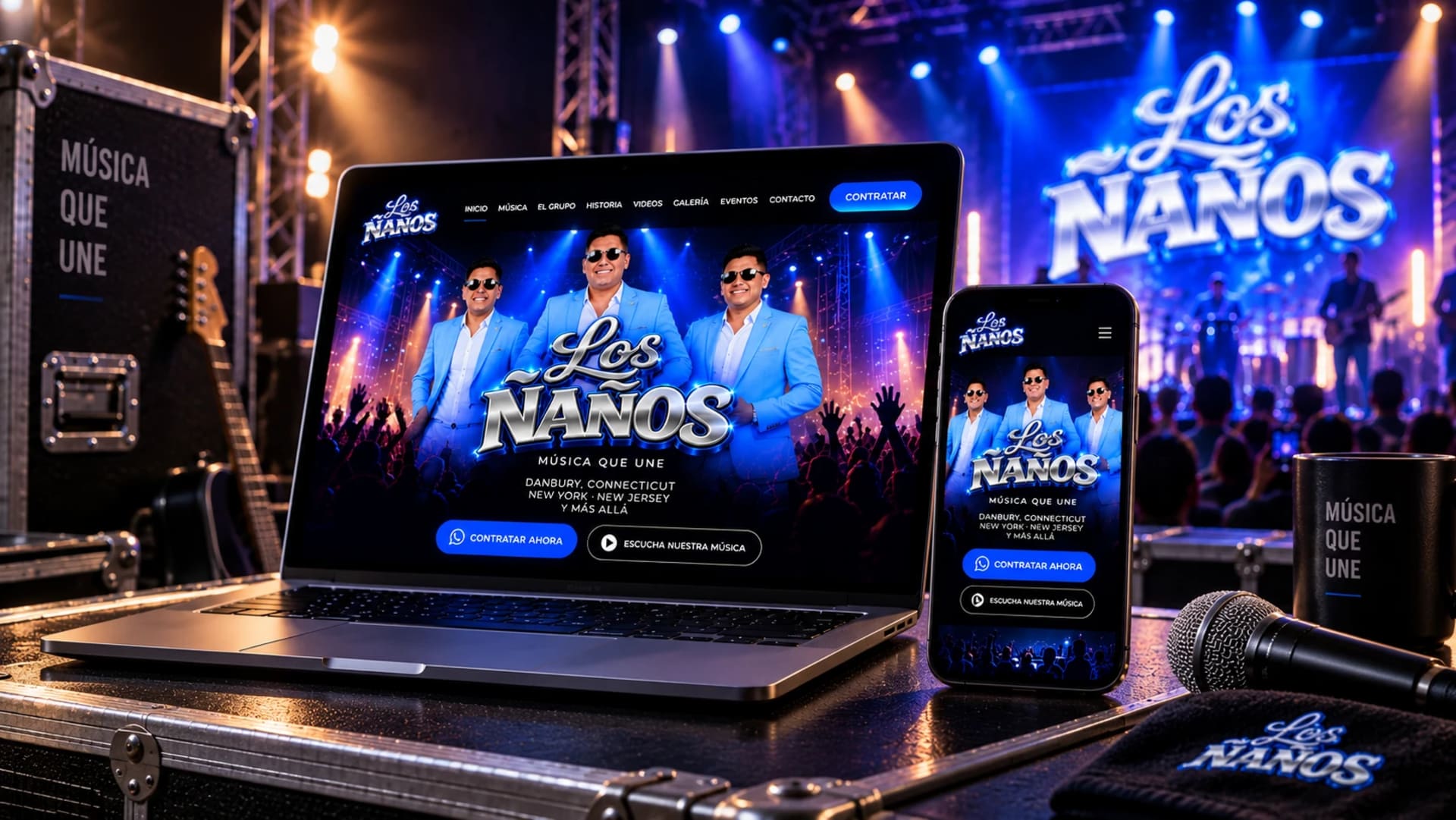 Diseño Web · Marketing Digital para Grupo Los Ñaños — VigoStudio Manta Ecuador