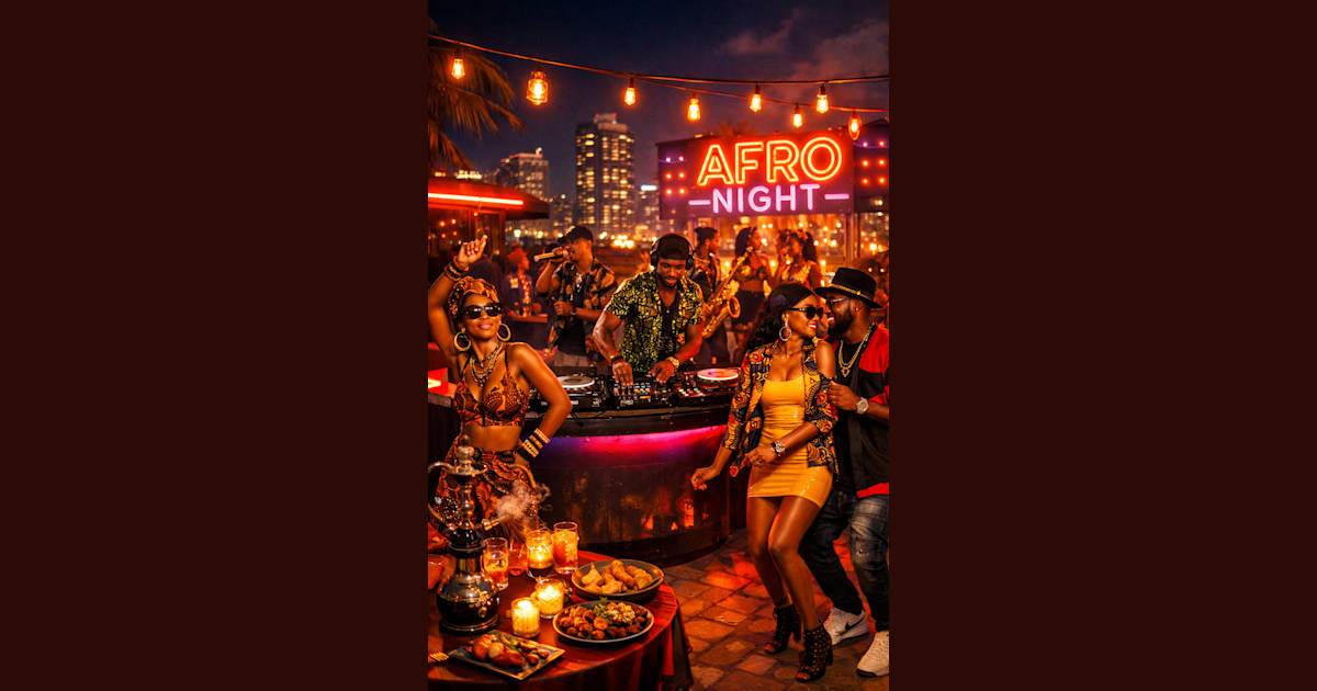 AFRO NIGHT Rooftop – Vibes & Culture