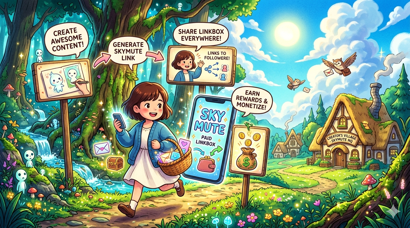 How to Monetize your content Using Skymute Paid LinkBox.