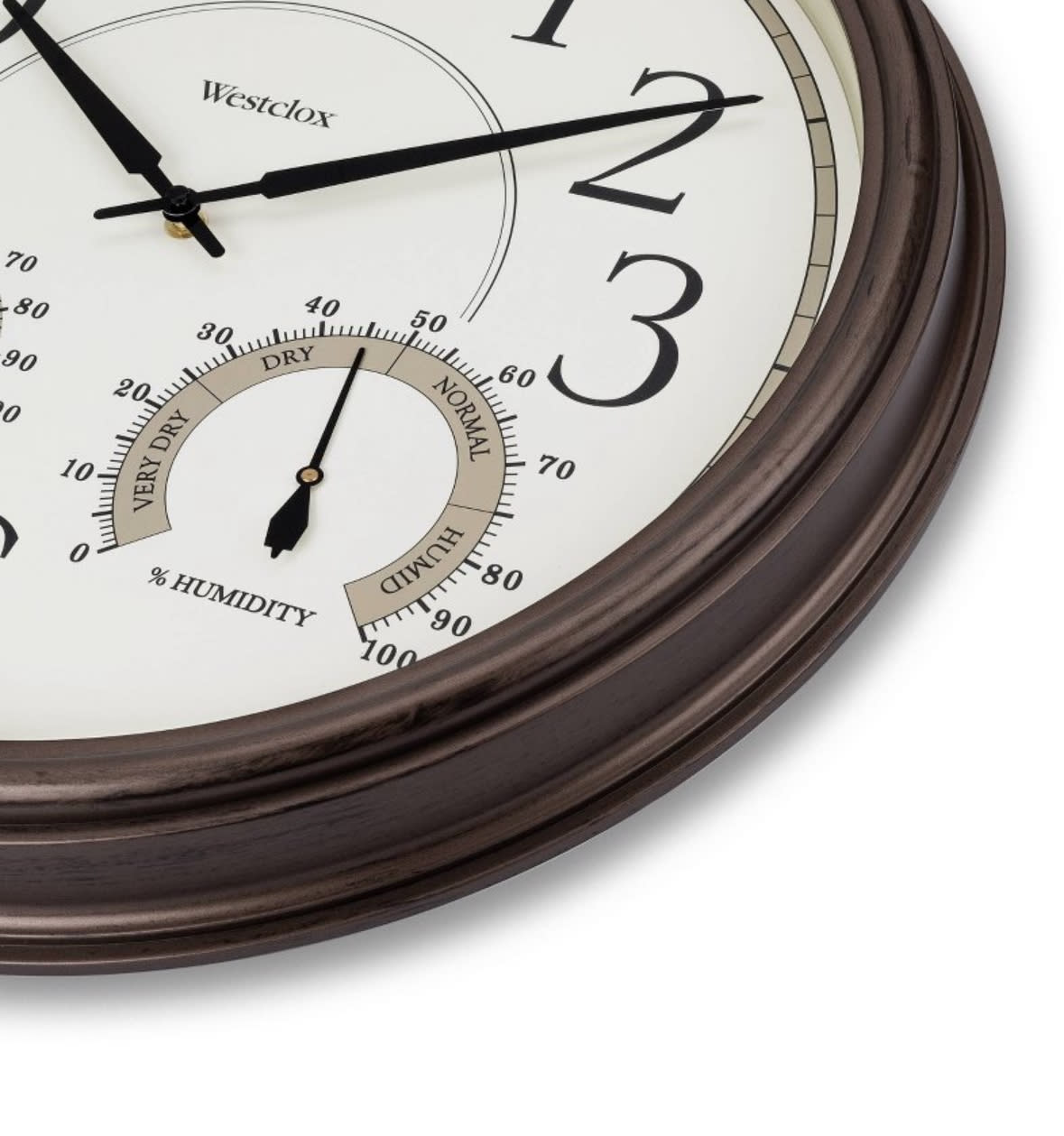 20 inch indoor/outdoor wall clock, modern analog shatter resistant