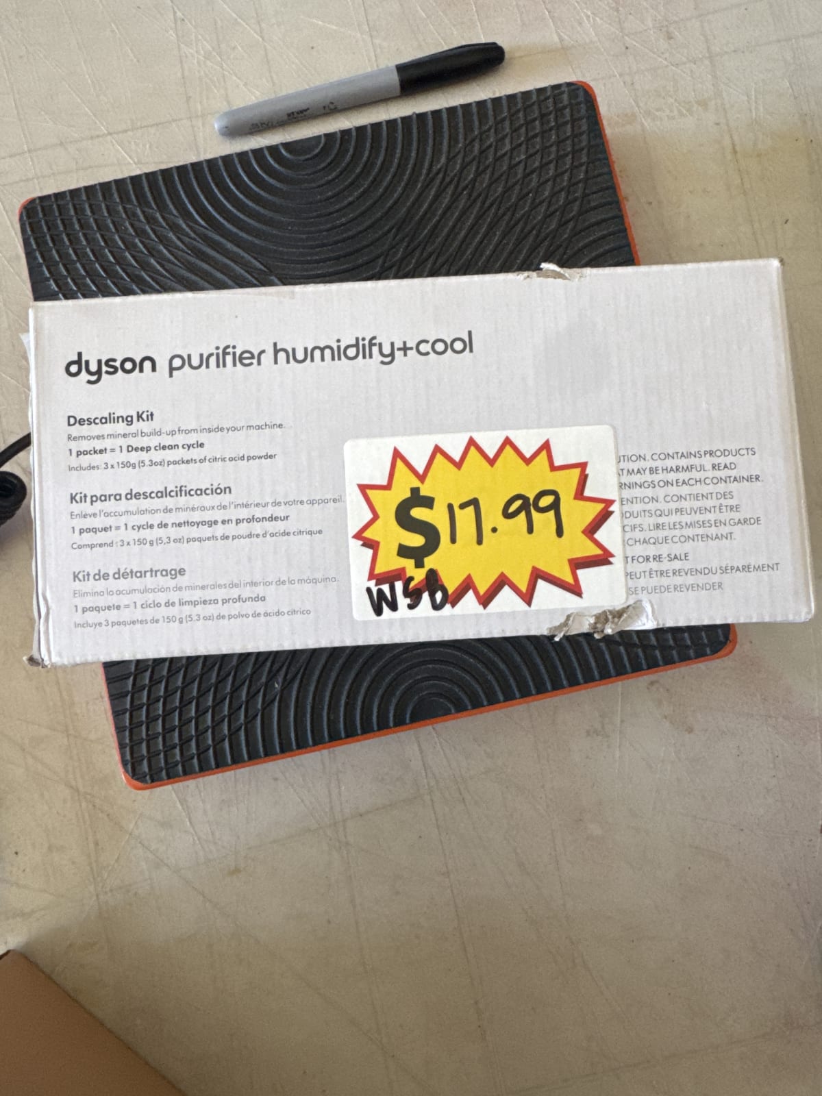 Dyson purifier humidifier plus cool descaling/cleaning kit