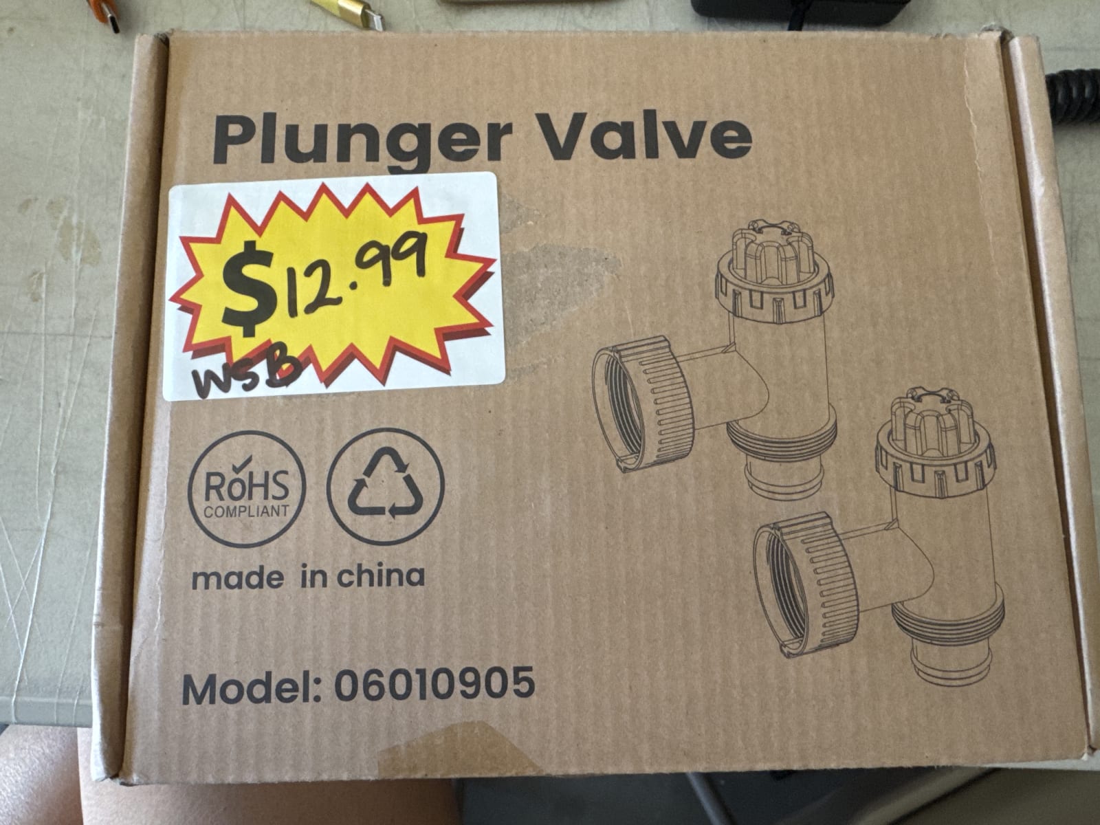 Plunger valve 2 pack Pool Plunger Valves Replacement Part with Gaskets for Above Ground Swimming Pool, Shut Off Plunger Valves Pool Parts Sw