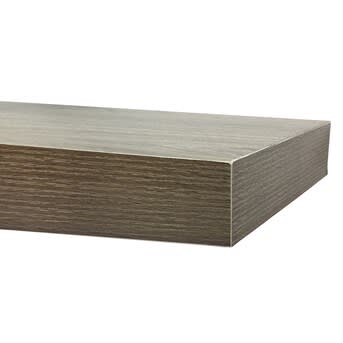 inPlace 60-in L x 10.2-in D x 2.0-in H Grey Oak MDF Rectangular Floating shelf