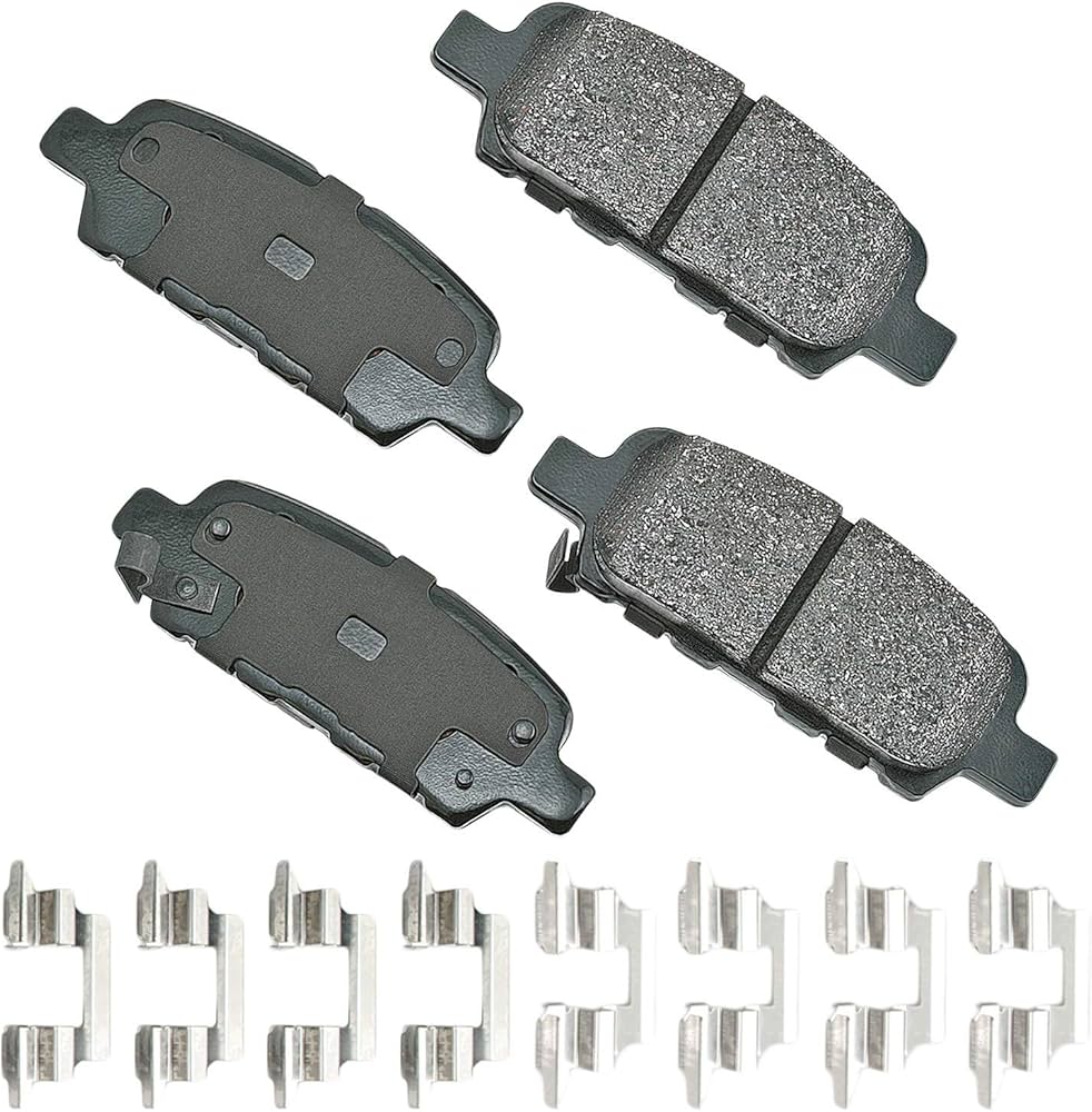 Akebono-ACT905A Ultra-Premium Ceramic Rear Disc Brake Pads