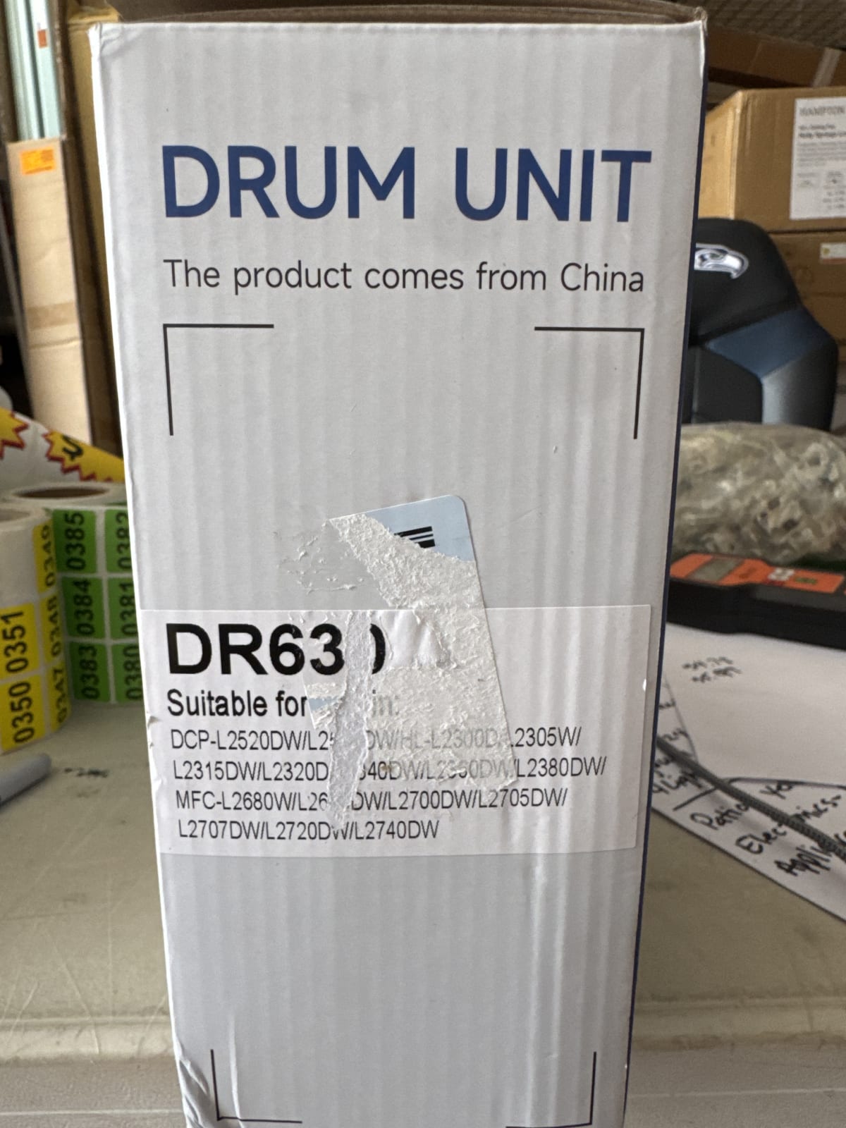 DR630 DR-630 Drum Unit (Not Toner) Replacement for Brother DR 630 Drum TN660 TN630 for HL-L2300D HL-L2320D HL-L2305W MFC-L2700DW HL-L2360DW