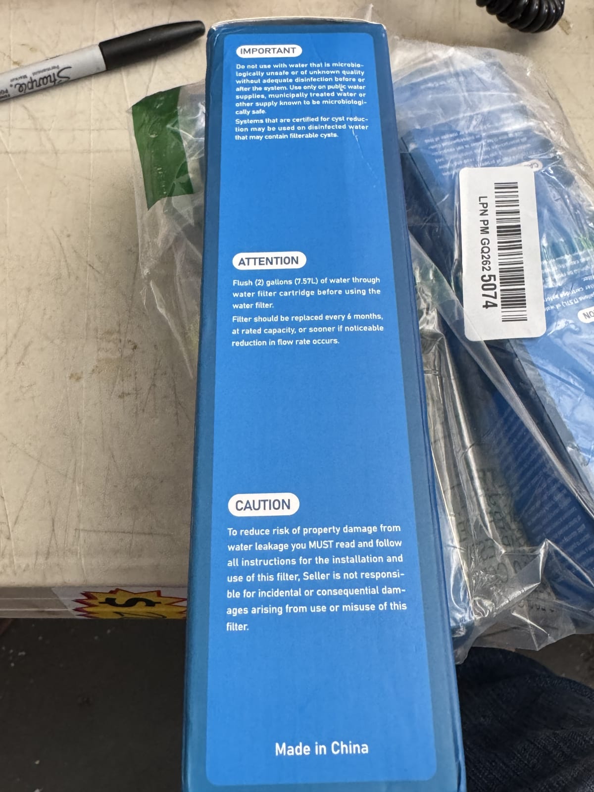 Suifl RWFFR Water Filter Replacement, Compatible With Viking RWFFR, DDBF, DDFF, DDSF036, RDDFF236, RDFN536DSS, RDDFF236SS01, RDDFF236SS02, R