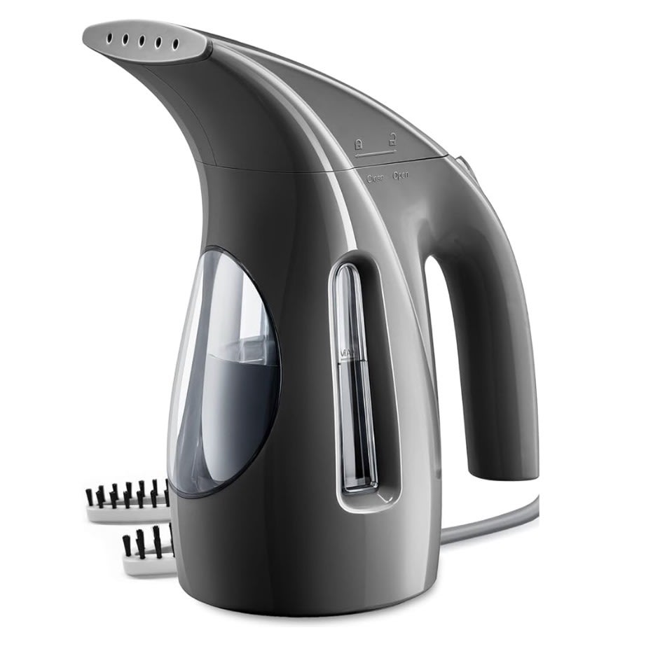 HiLIFE Steamer for Clothes, Portable Handheld Design, 240ml Big Capacity, 700W, Strong Penetrating Steam, Removes Wrinkle, for Home, Office(