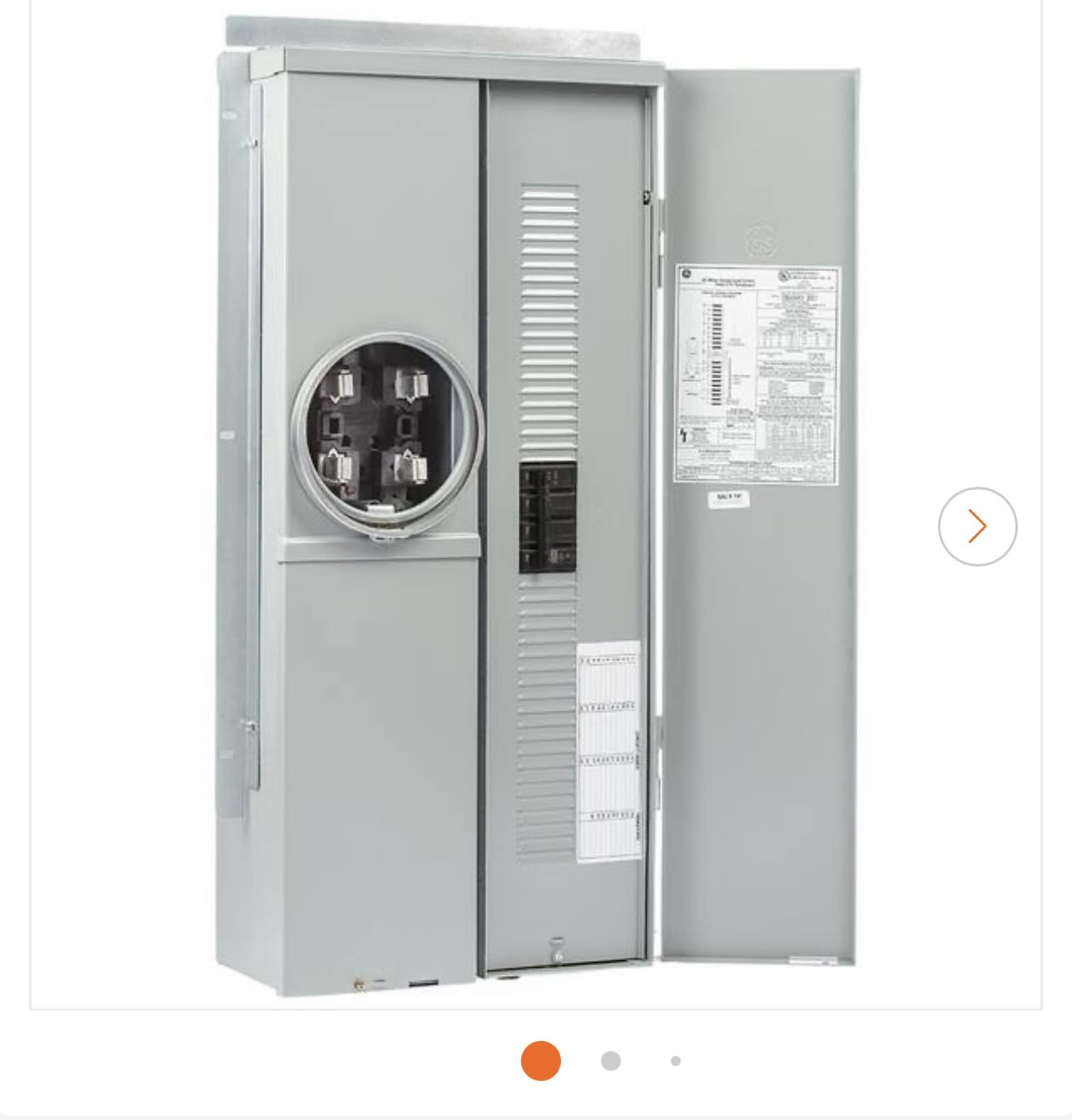 GE PowerMark Gold 200 Amp 20-Space 40-Circuit Ring-Type Overhead/Underground Combination Load Center