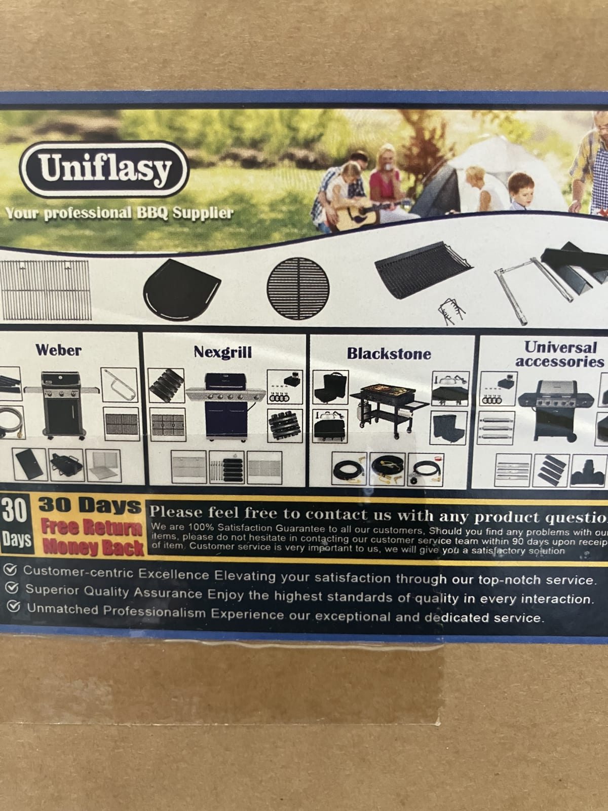 Unitlasy Grill Parts Kit - Complete Set for Outdoor Cooking