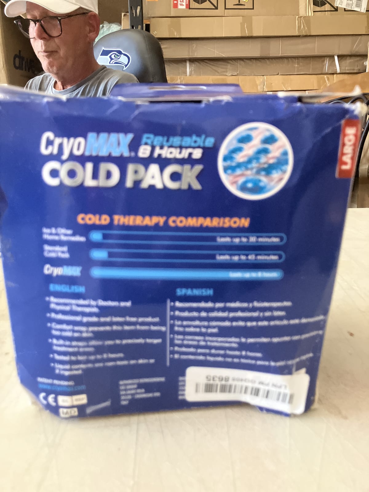 CryoMAX Reusable Cold Pack - 8 Hours Relief