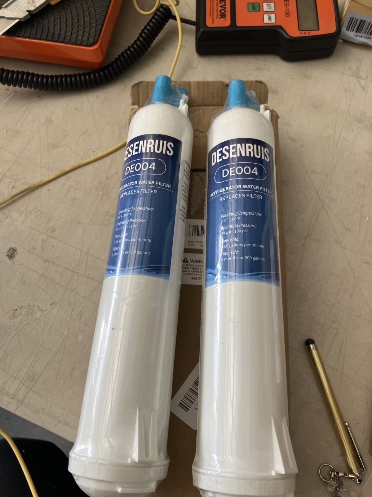 Desenruis Water Filter Replacement Pack of 2