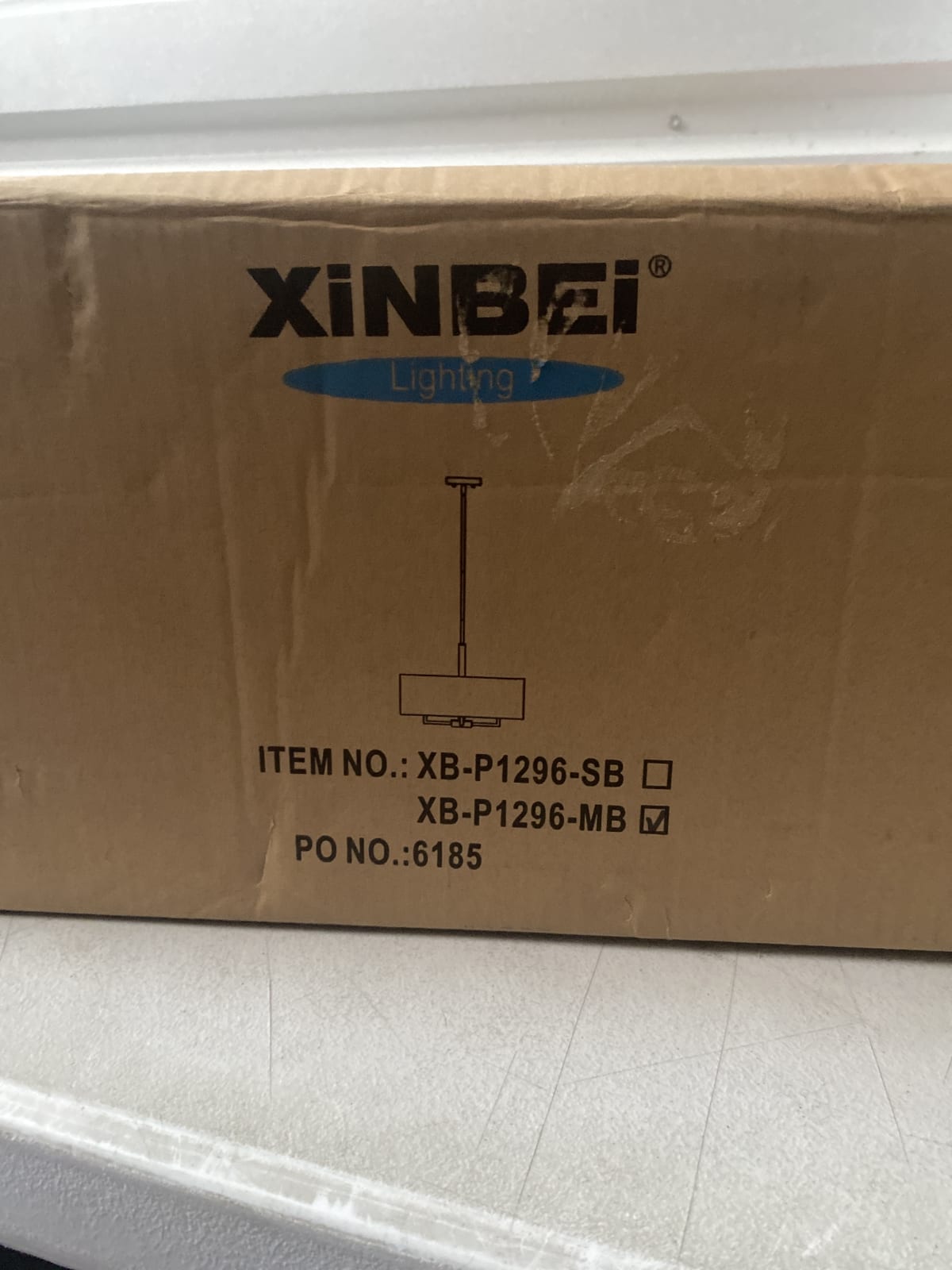 Xinbei Lighting XB-P1296-MB Modern Ceiling Light Fixture