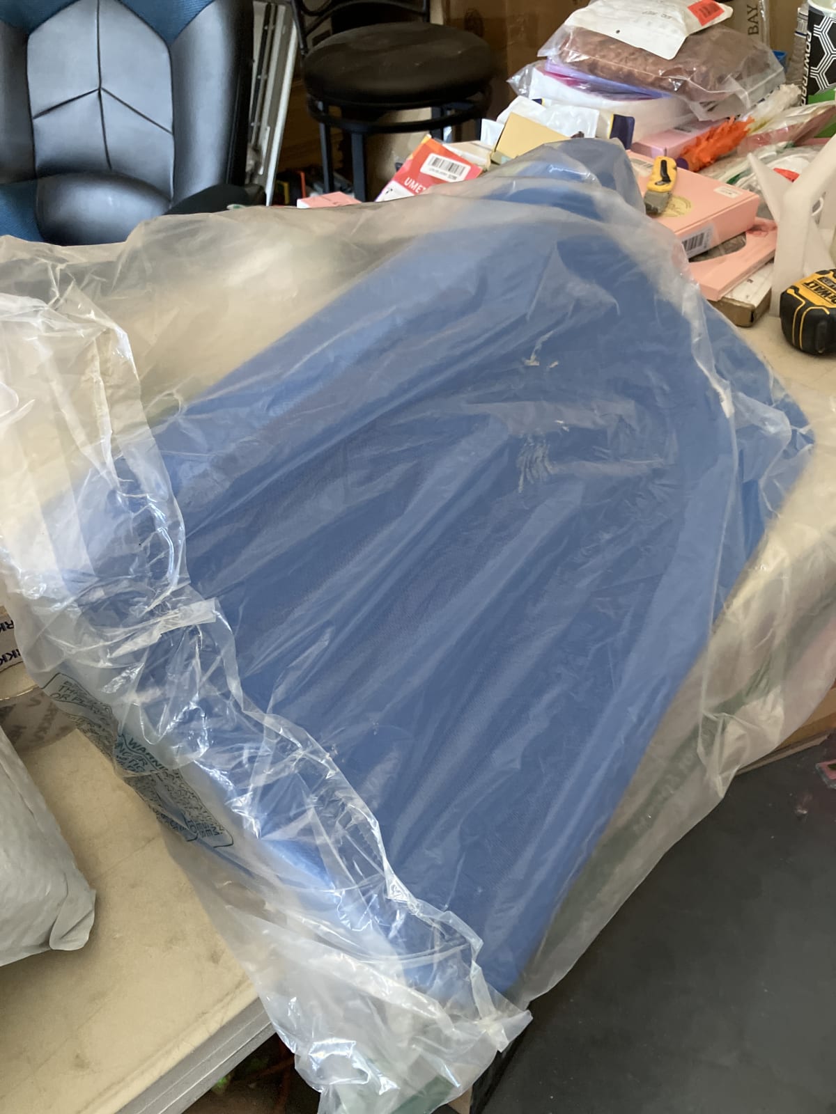 Blue Wedge Support Pillow - Ergonomic Design
