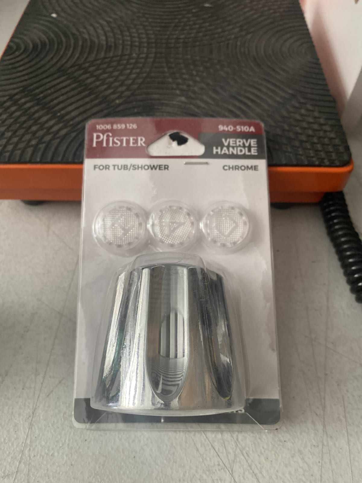 Pfister Verve Handle for Tub/Shower - Chrome Finish