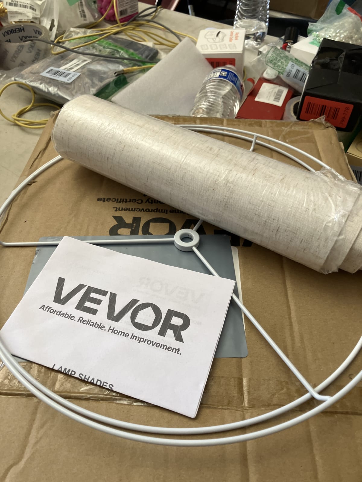 Vevor Lamp Shade Kit - DIY Fabric Lampshade Frame