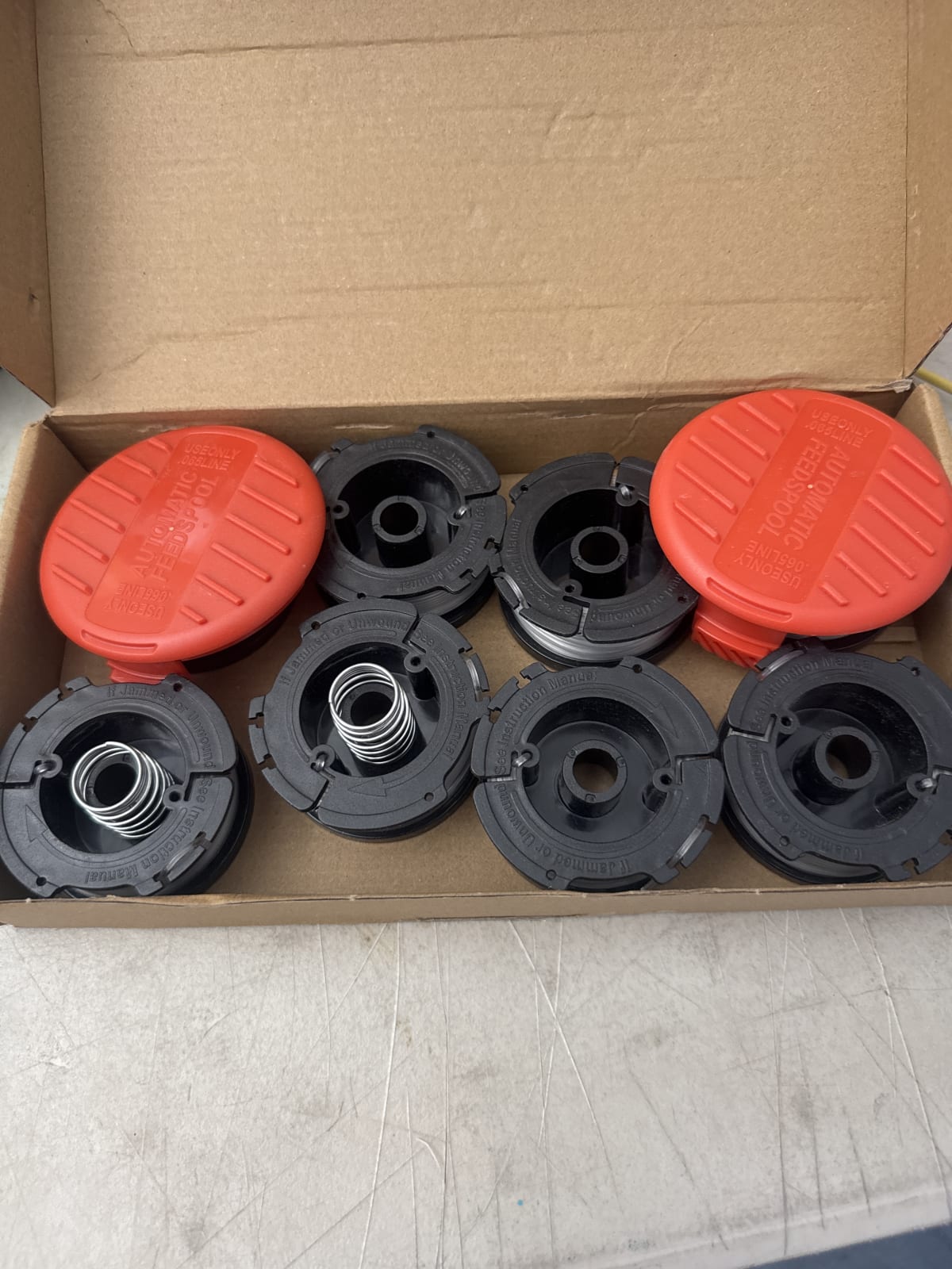 Automatic Feed Spool Replacement for Trimmers - 8 Pack