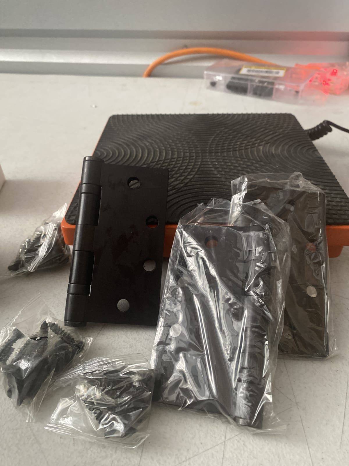 Heavy-Duty Door Hinge Set with Mounting Hardware