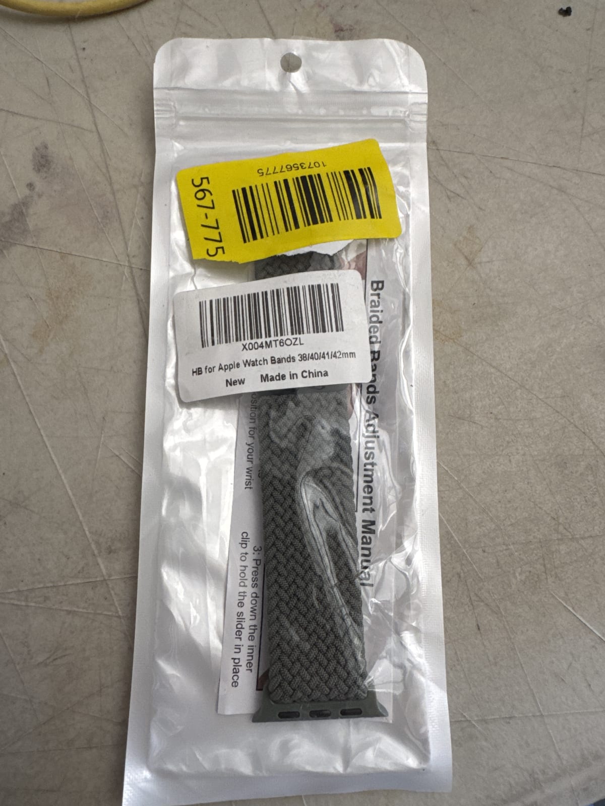 Braided Solo Loop Band for Apple Watch 38/40/41/42mm - New