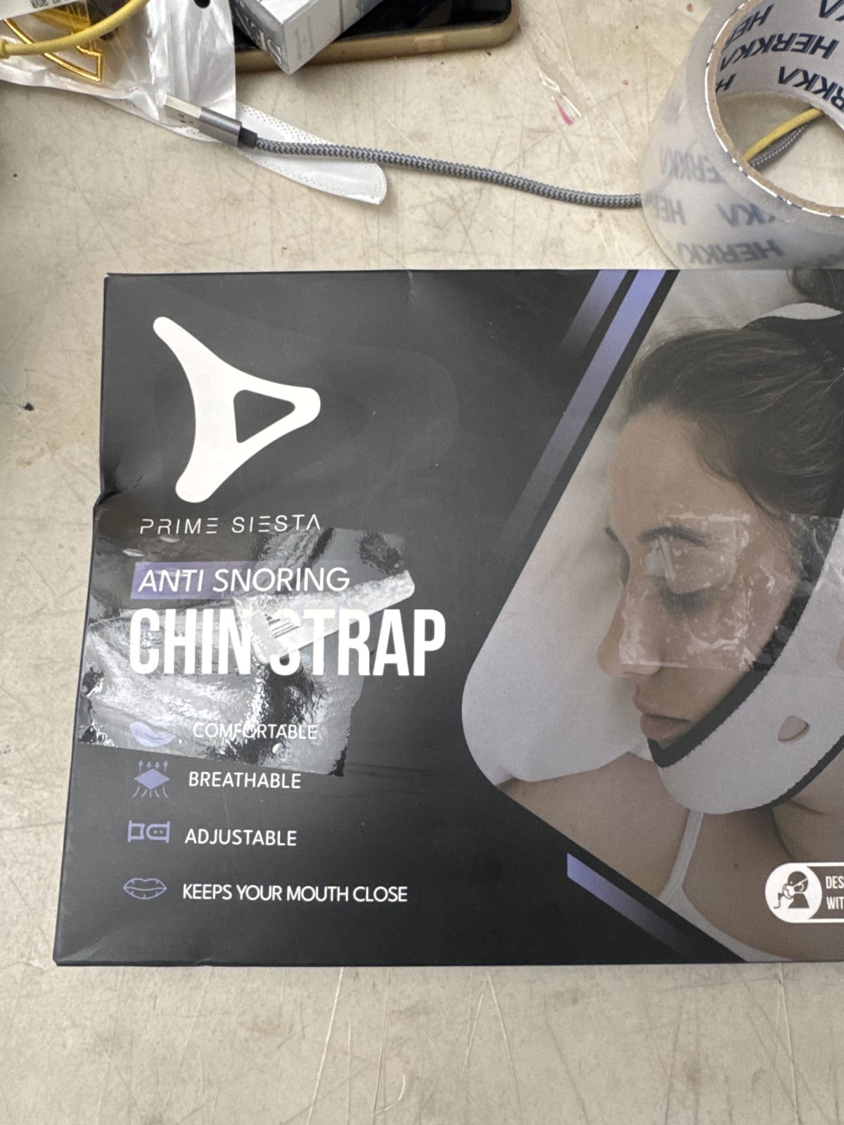 Prime Siesta Anti Snoring Chin Strap - Adjustable & Comfortable