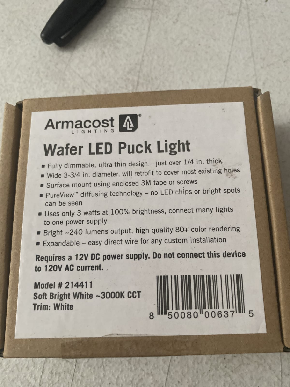Armacost Lighting Wafer LED Puck Light - Soft Bright White