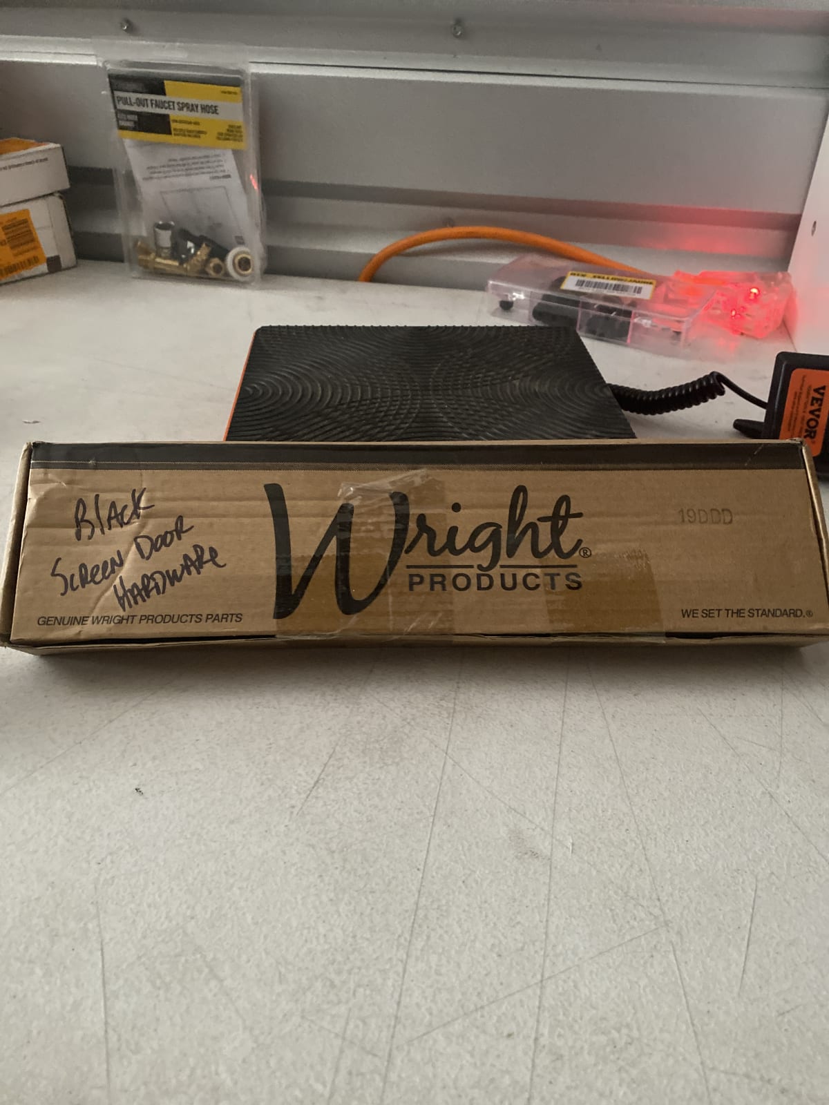 Wright Products Black Screen Door Hardware Kit