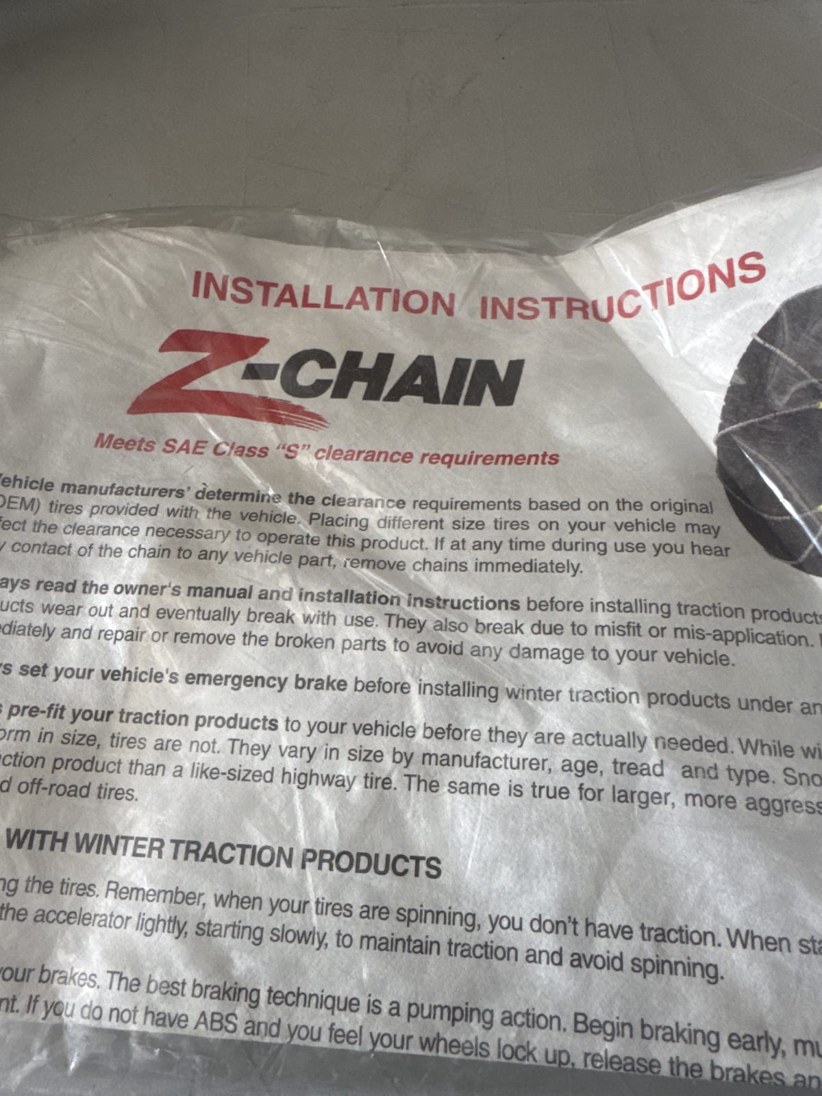 ZCHAIN 563 Z-Chain Extreme Performance Cable Tire Traction Chain