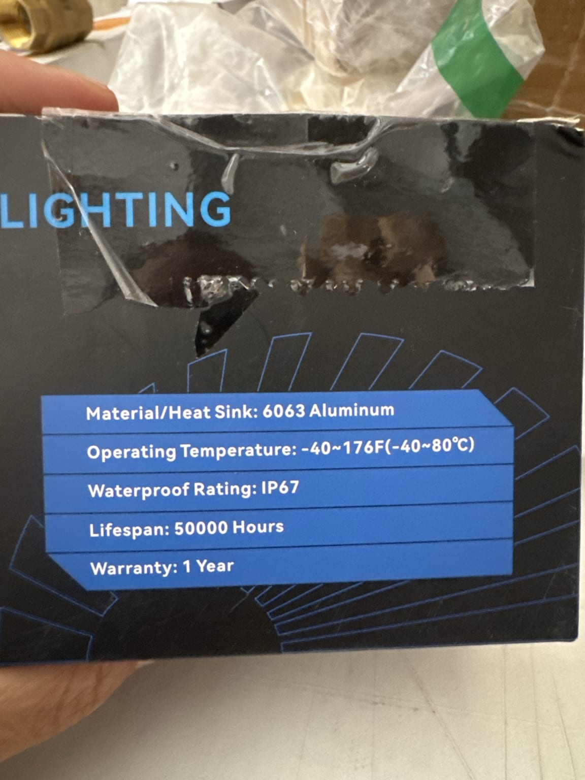 Pair of RCJ H1 LED Fog Light Bulb with Aluminum Heat Sink 