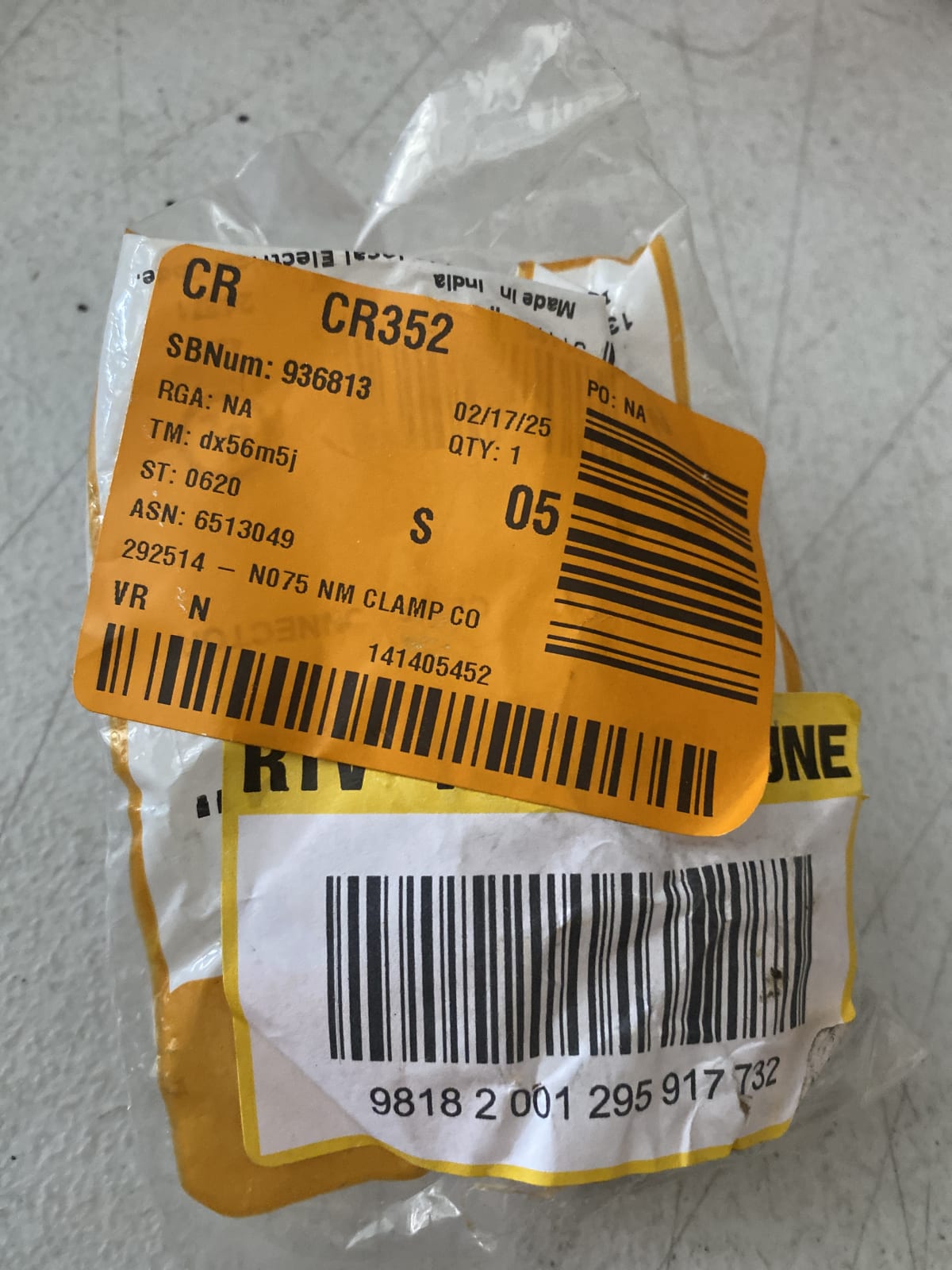 CR352 N075 NM Clamp Co - Durable Clamp