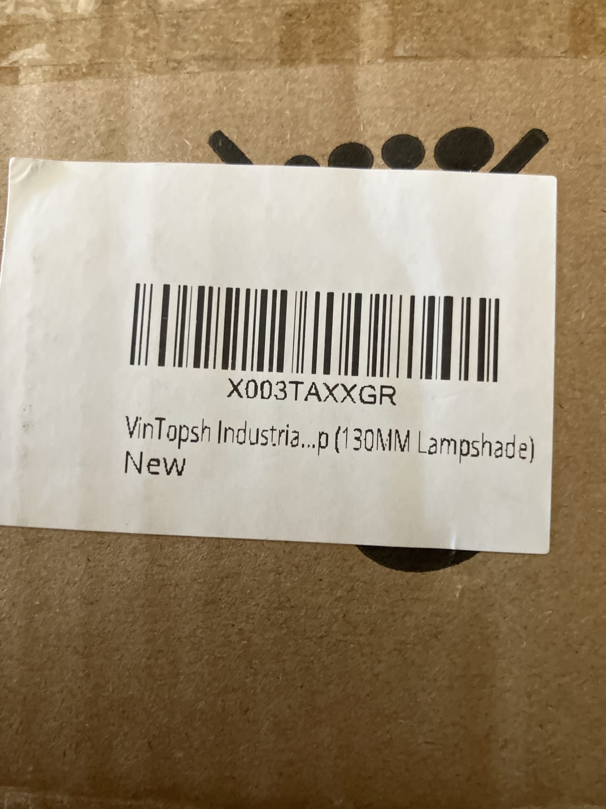VinTopsh 130MM Lampshade - New Condition