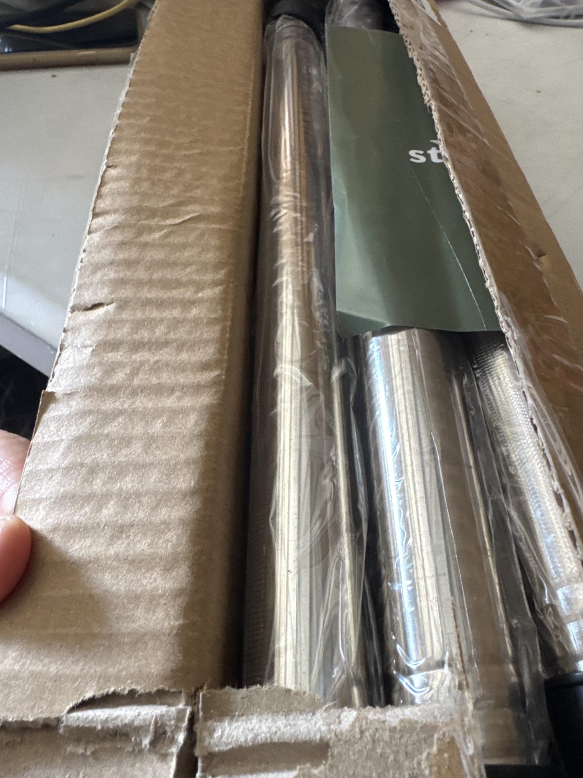 Shower Curtain Rod Y010-BXG-2+3-OC - New