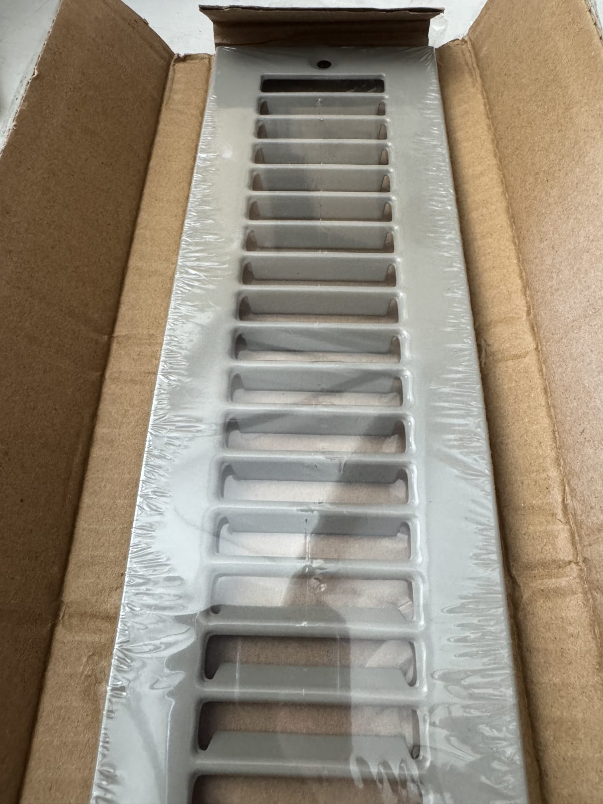 HVAC Premium 2" x 14" Toe Kick Grille - Grey