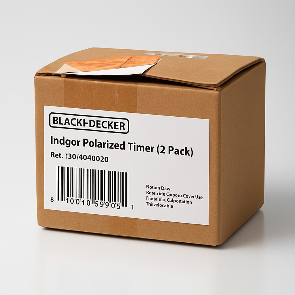 Black+Decker Indoor Polarized Timer (2 Pack)
