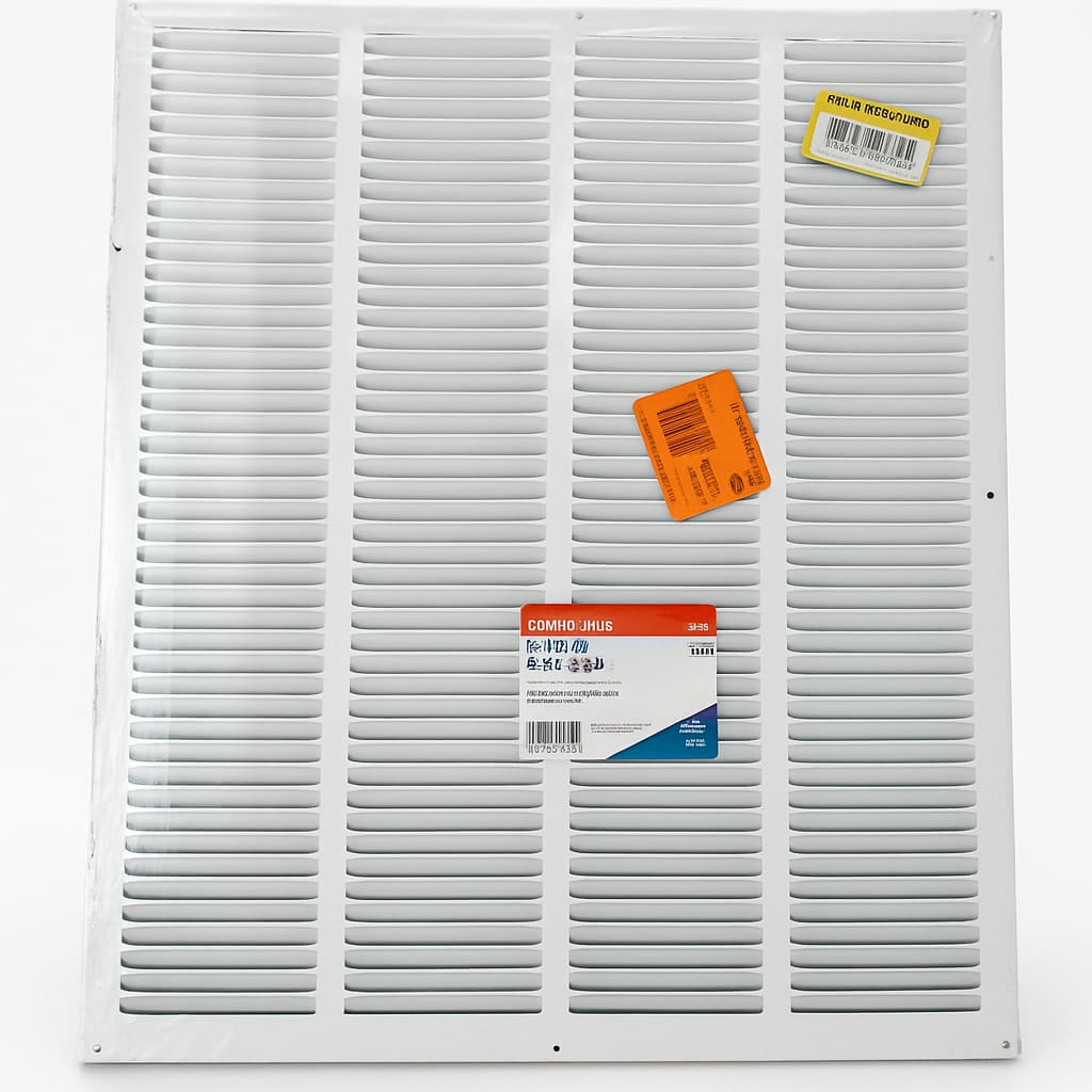 EZ-Flo 20" x 25" Return Air Grille - White