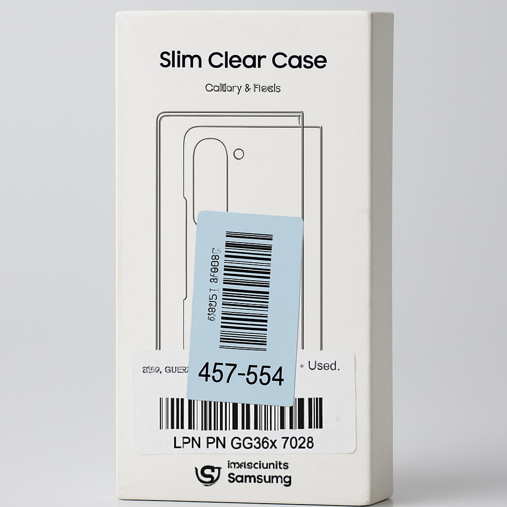 Samsung Galaxy Z Fold6 Slim Clear Case