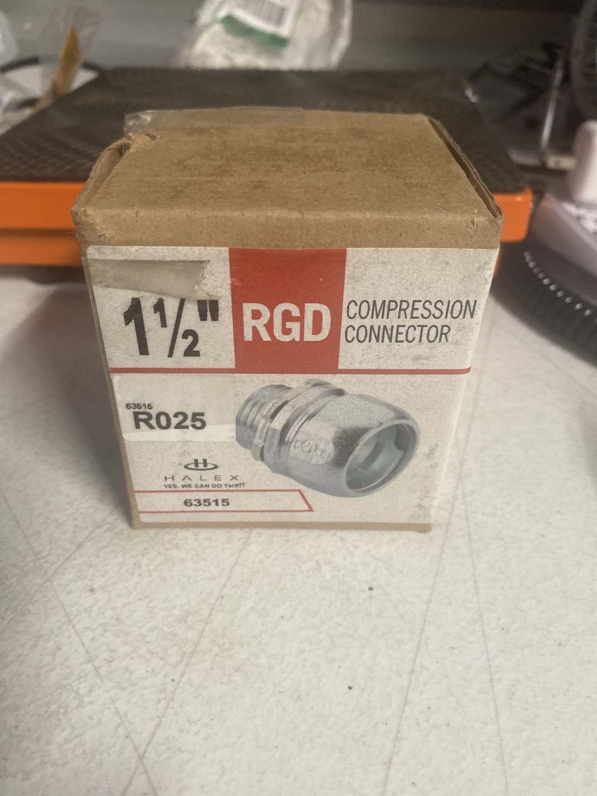 Halex 1½" RGD Compression Connector