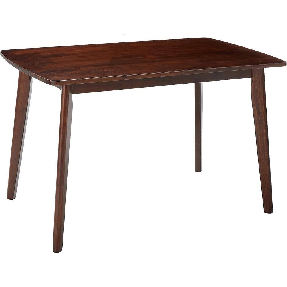 Shaye Walnut Dining Table - Solid Wood Construction