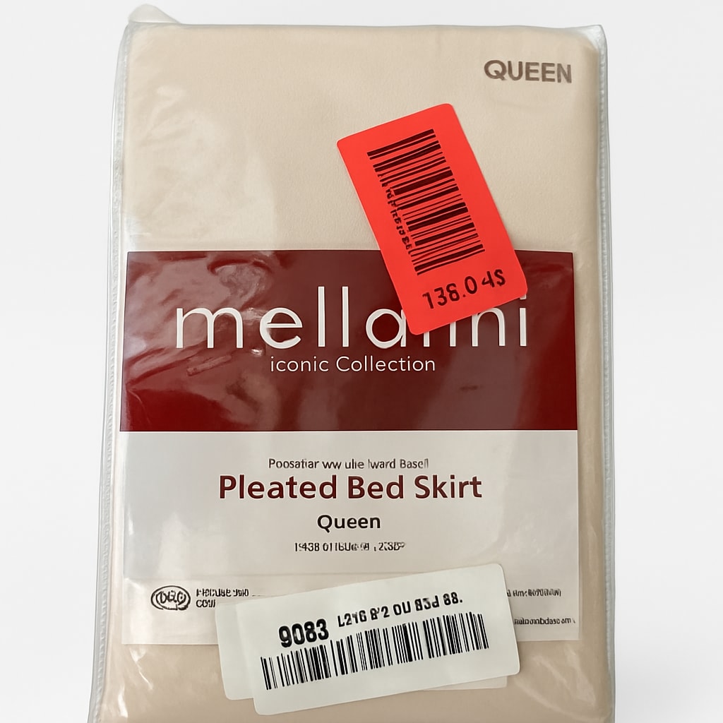 Mellanni Iconic Collection Queen Pleated Bed Skirt - Double Brushed Microfiber
