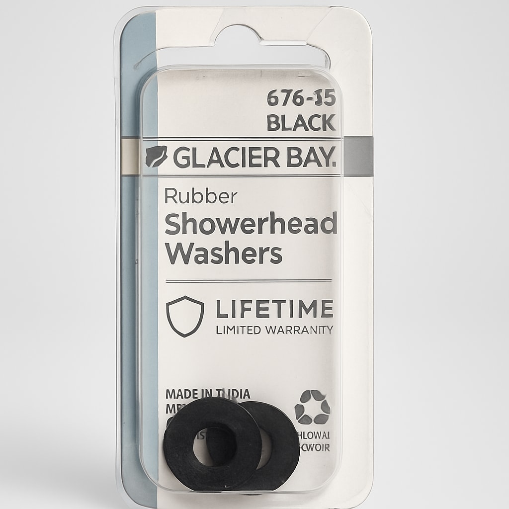Glacier Bay Rubber Showerhead Washers - Black