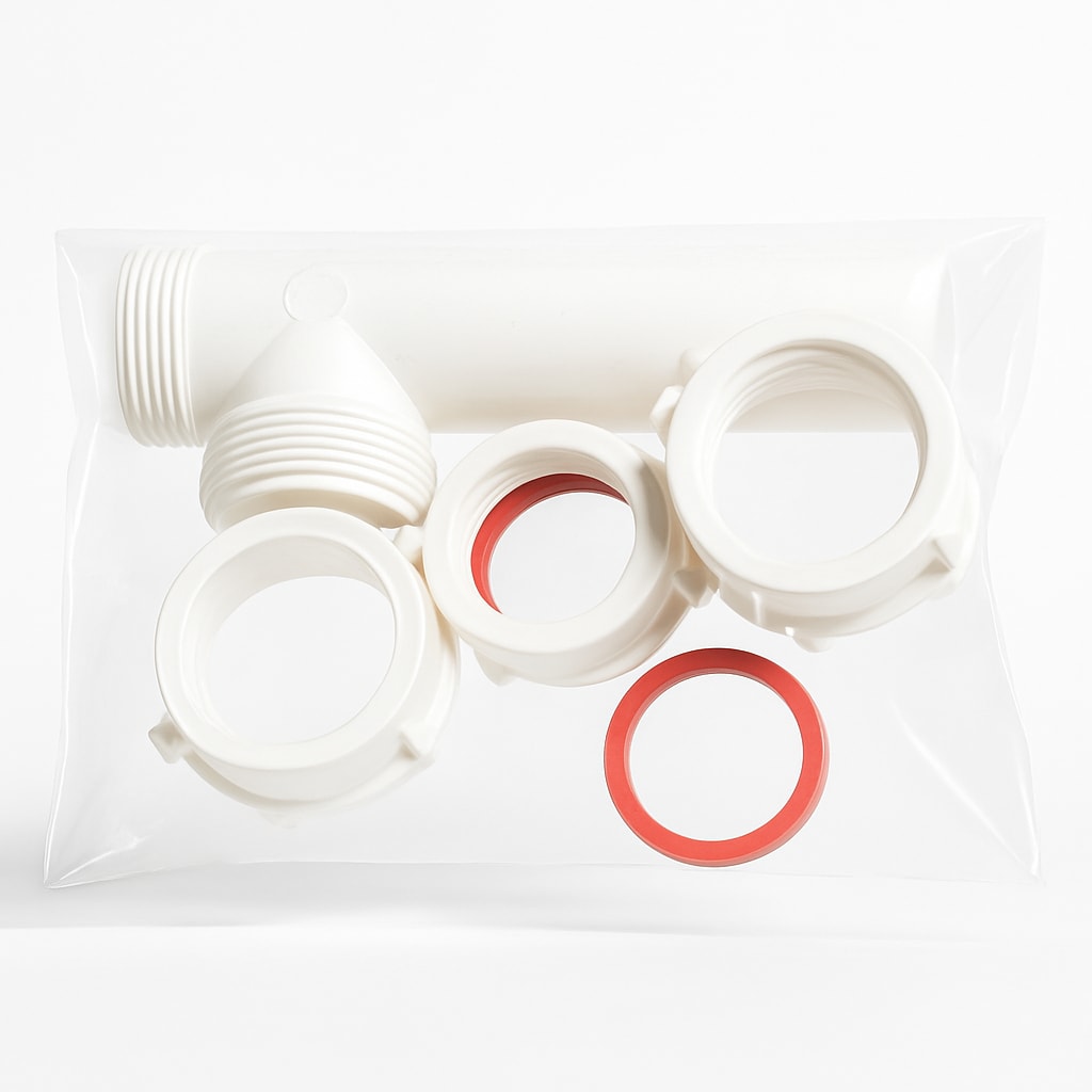 Oatey 16" End Outlet Waste Pipe - Polypropylene