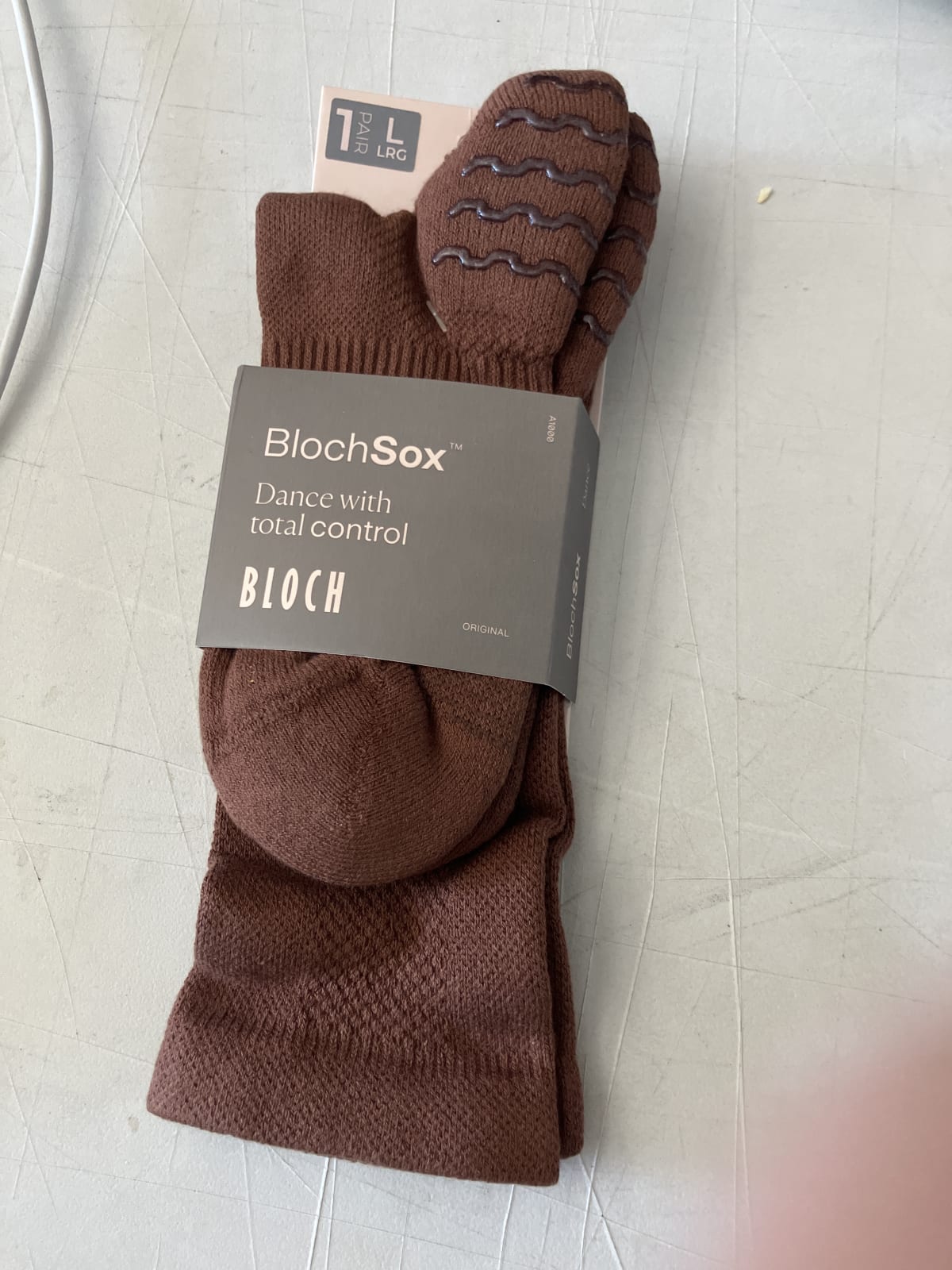 BlochSox Dance Socks - Large, Brown