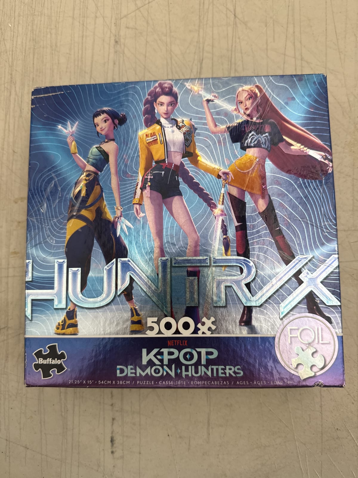 Buffalo K-Pop Demon Hunters 500 Piece Foil Puzzle